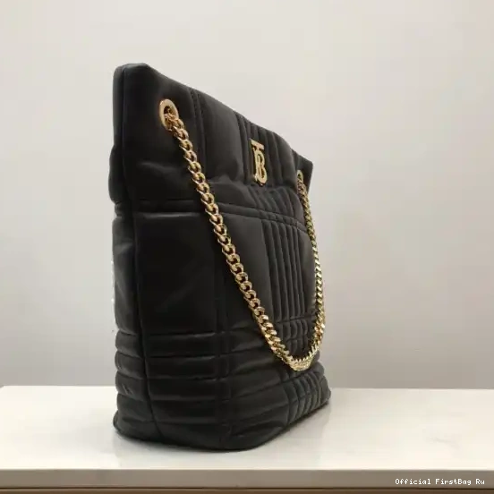Official First Bag Ru Bucket Bag Lola Quilted BURBERRY Medium Lambskin 0512